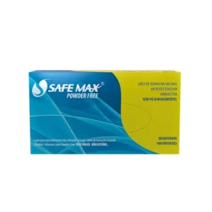 Luva para Procedimento Látex Sem Pó - Safemax by Supermax - 1